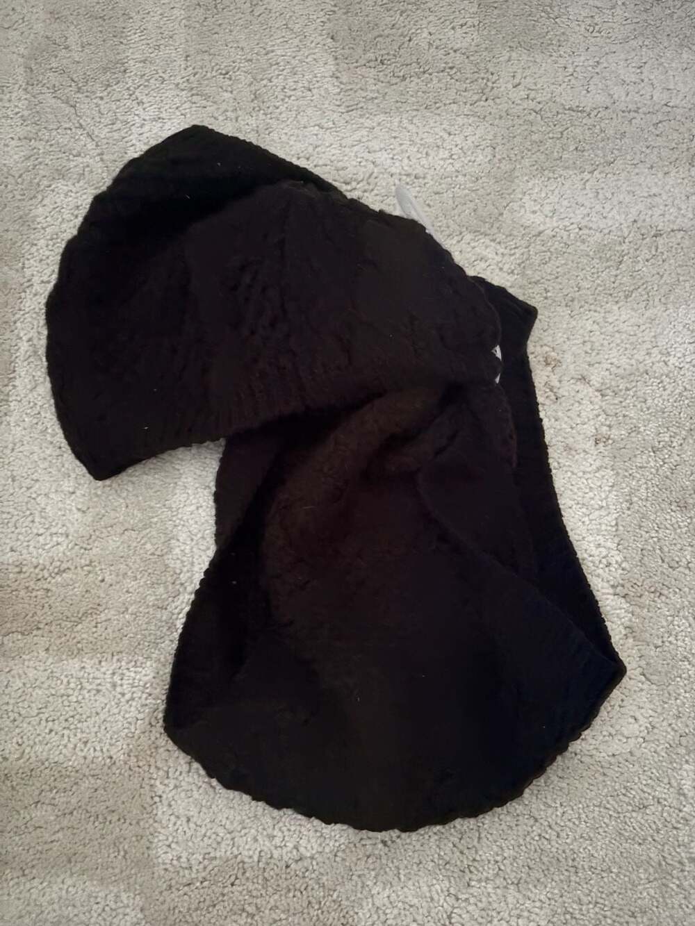 Gap Knit Infinity Scarf One Size Brown Jacquard